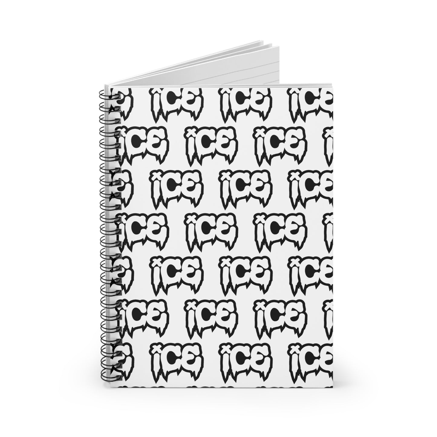 Ice-Themed Spiral Notebook - Ruled Line for Creative Minds