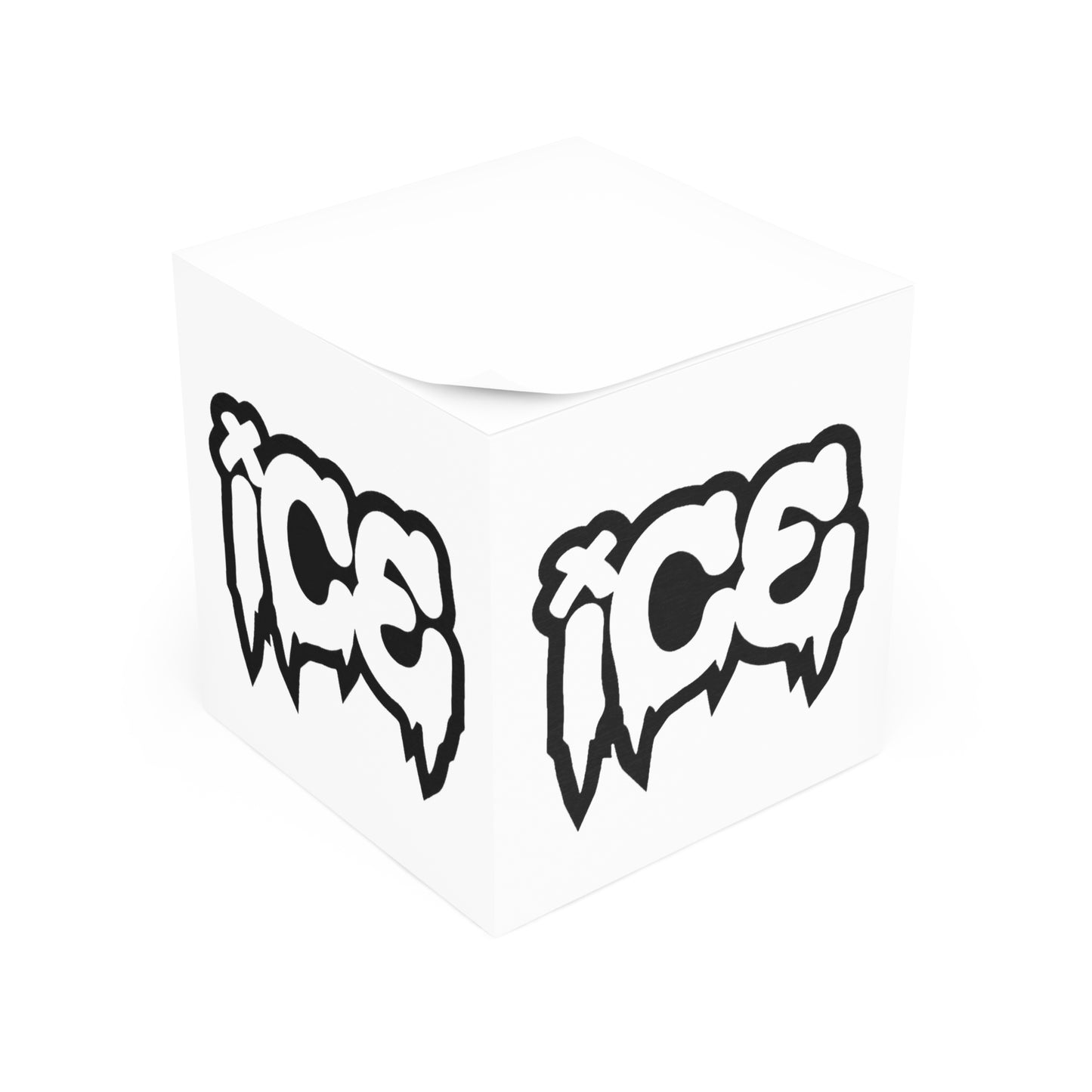 Ice Themed Note Cube | Funky Sticky Notes, Office Supplies
