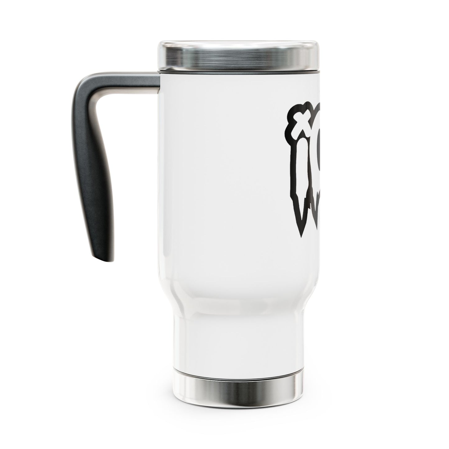 Stainless Steel Travel Mug with Handle, 14oz